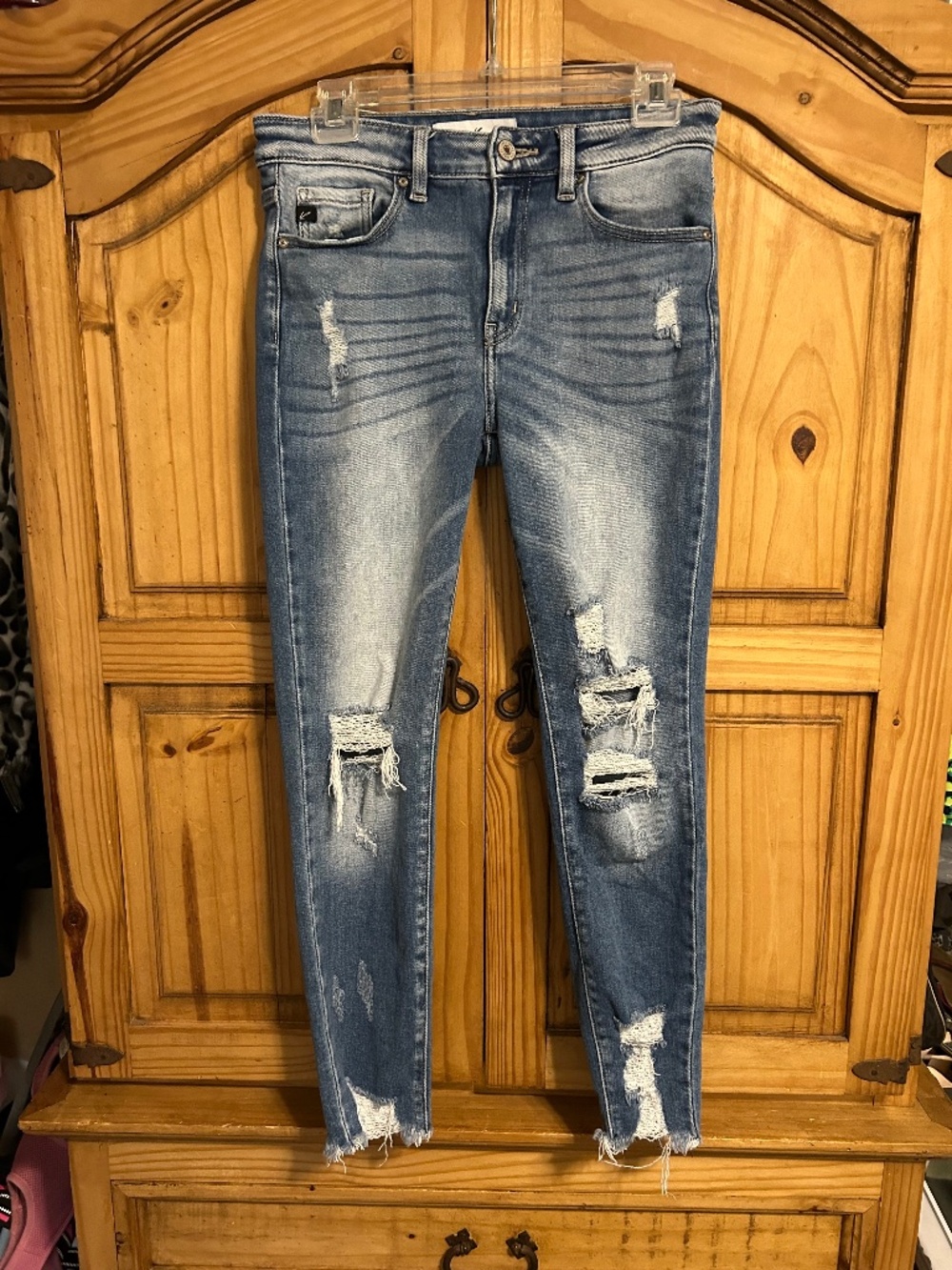 KanCan Distressed Skinny Jeans
